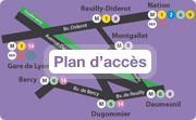 Plan d'acc&egrave;s CCCOM